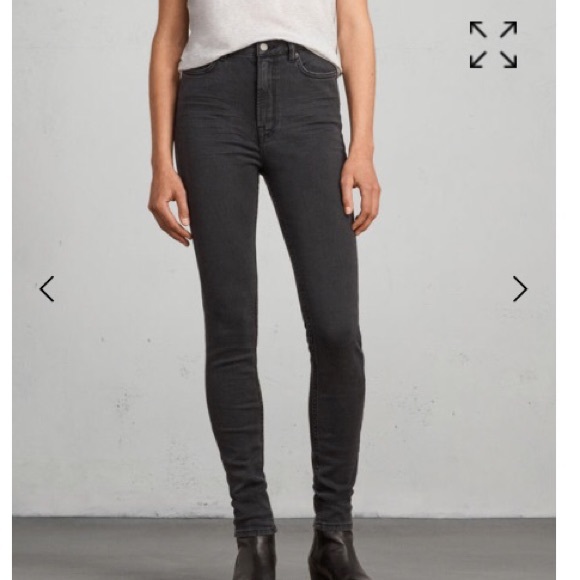 all saints high waisted jeans